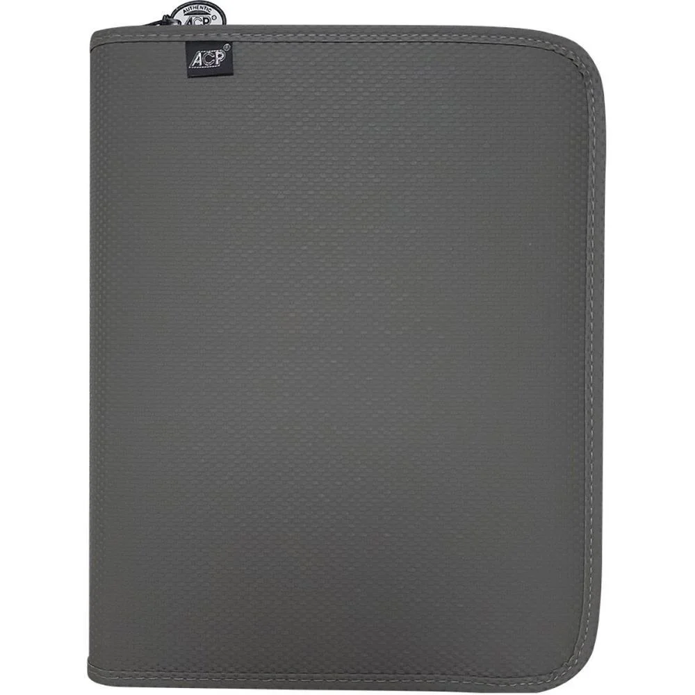 Fichario Com Ziper Sweet Cinza C/Estojo+Div 96Fls Acp - imagem 2