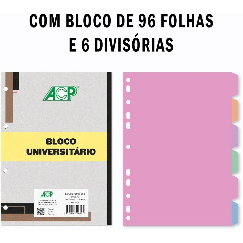 Fichario De Pvc Preto 4 Argolas C/Botao 96F Acp - imagem 4