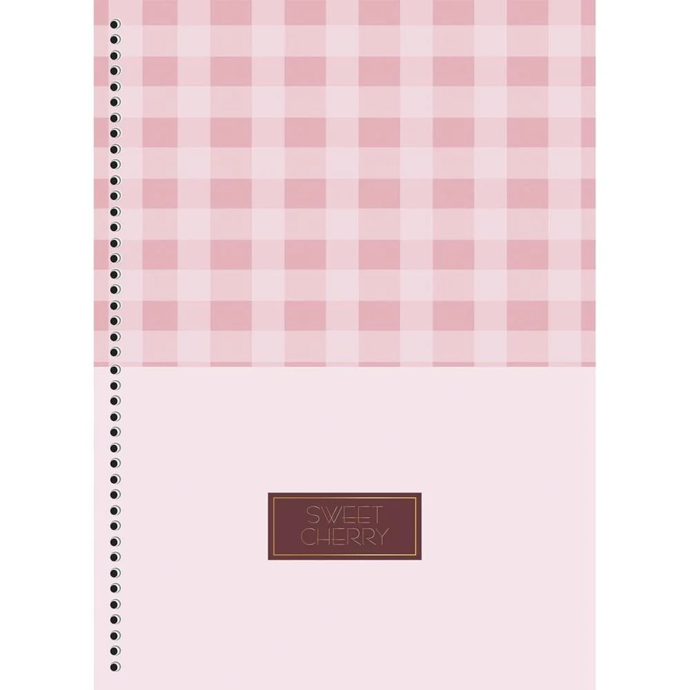 Caderno 01X1 Capa Dura Sweet Cherry 80F Animativa (Pct.c/04) - imagem 3