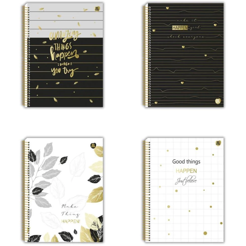 Caderno 15X1 Capa Dura Happen 240F Animativa (Pct.c/02) - imagem 2