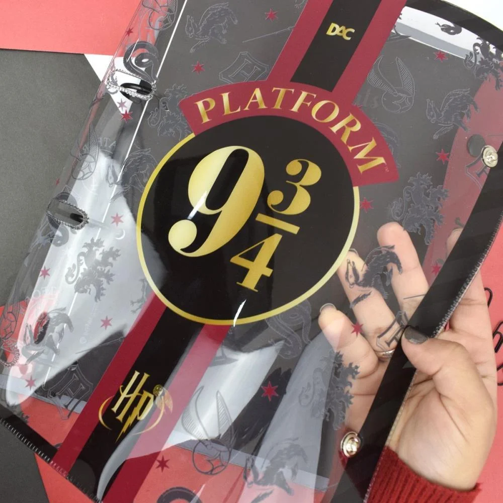Fichario De Pvc Harry Potter Univ.fecho Botao Dac - imagem 3