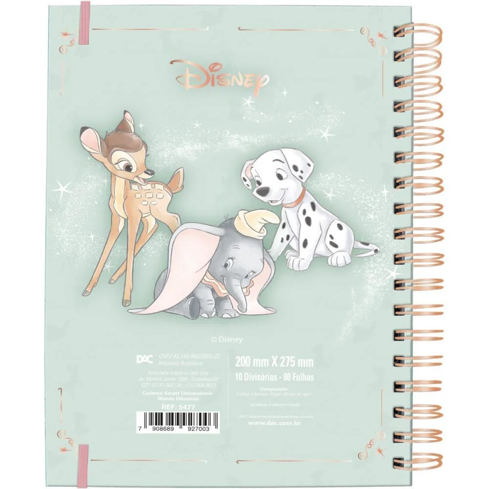 Caderno 01X1 Capa Dura Disney Classics Smart Univ C/E Dac - imagem 3