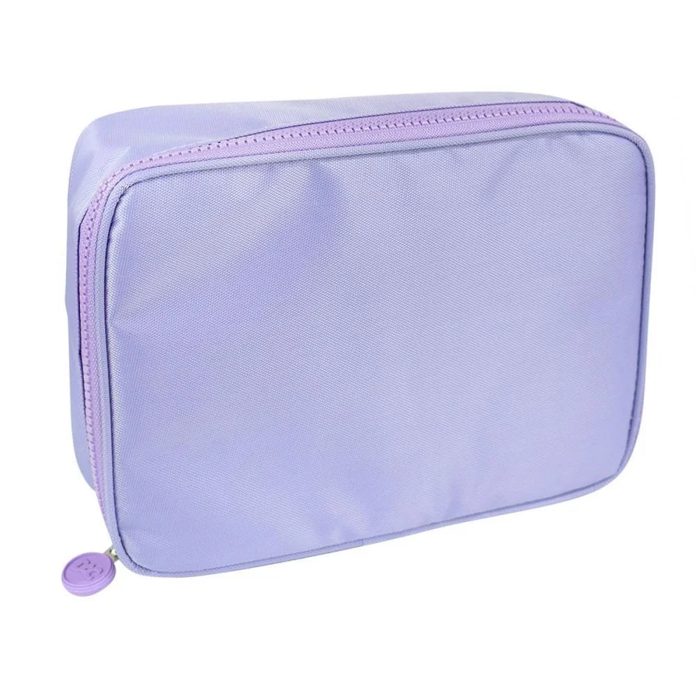 Estojo Box Tecido Lilas C/Divisorias Dac - imagem 2