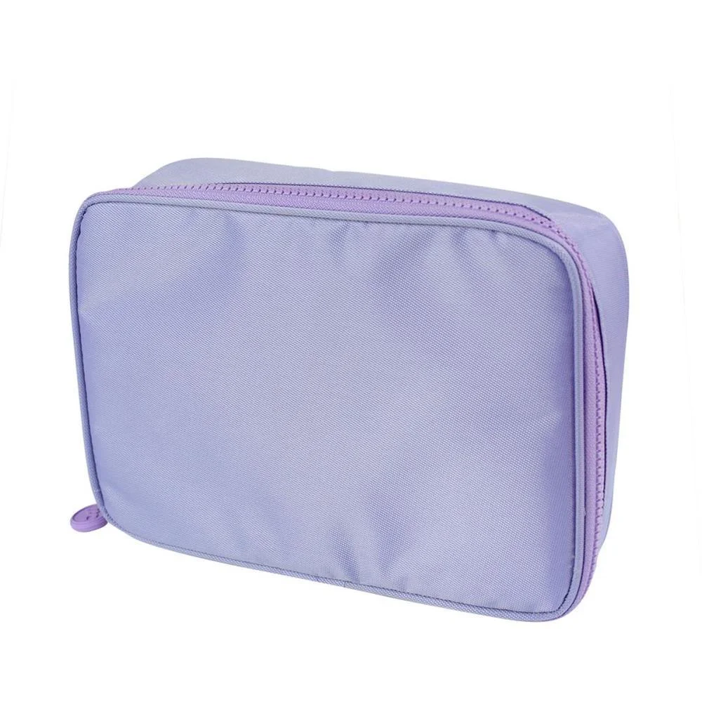 Estojo Box Tecido Lilas C/Divisorias Dac - imagem 3