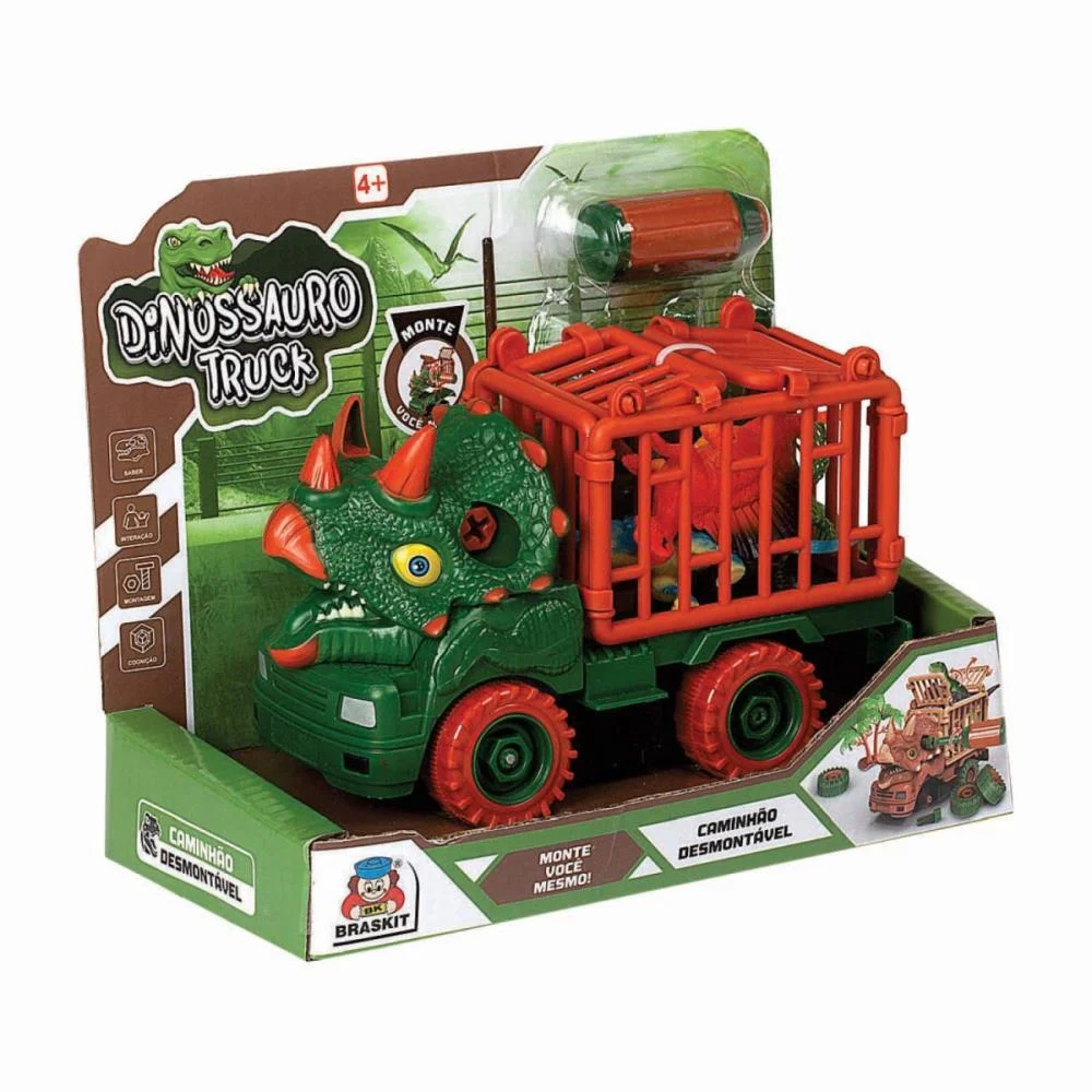 Dinossauro Truck Caminhao Desmontavel (S) Braskit - imagem 4