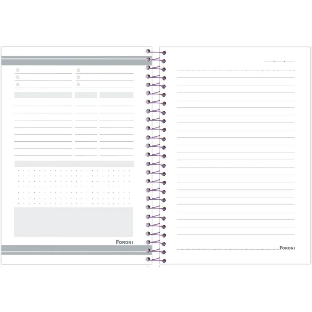 Caderno Espiral Pequeno Capa Dura Monstros S. A. 80F Foroni (Pct.c/05) - imagem 7