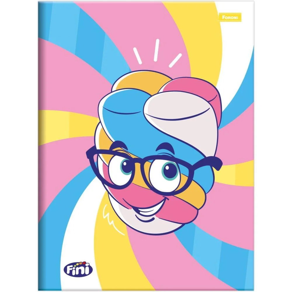 Caderno Brochura Pequeno Capa Dura Fini 80F Foroni (Pct.c/05) - imagem 3