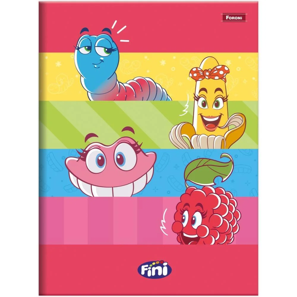 Caderno Brochura Pequeno Capa Dura Fini 80F Foroni (Pct.c/05) - imagem 4