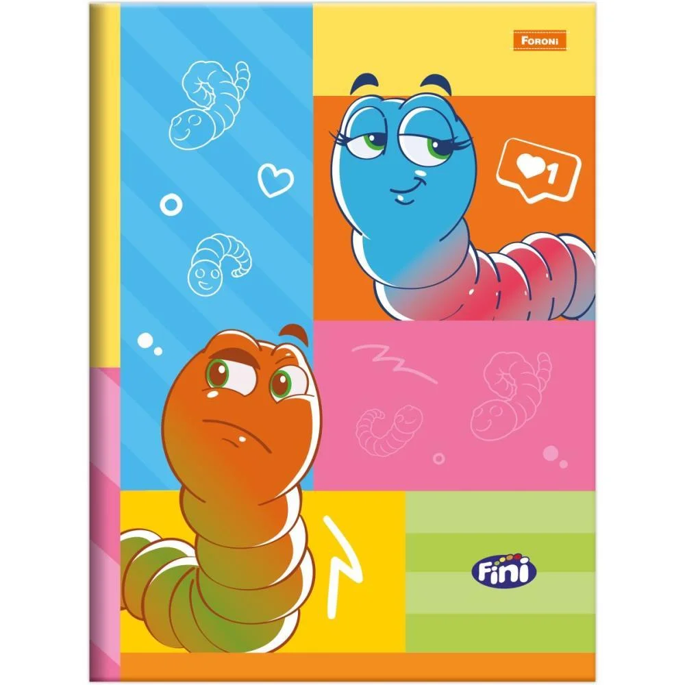 Caderno Brochura Pequeno Capa Dura Fini 80F Foroni (Pct.c/05) - imagem 5