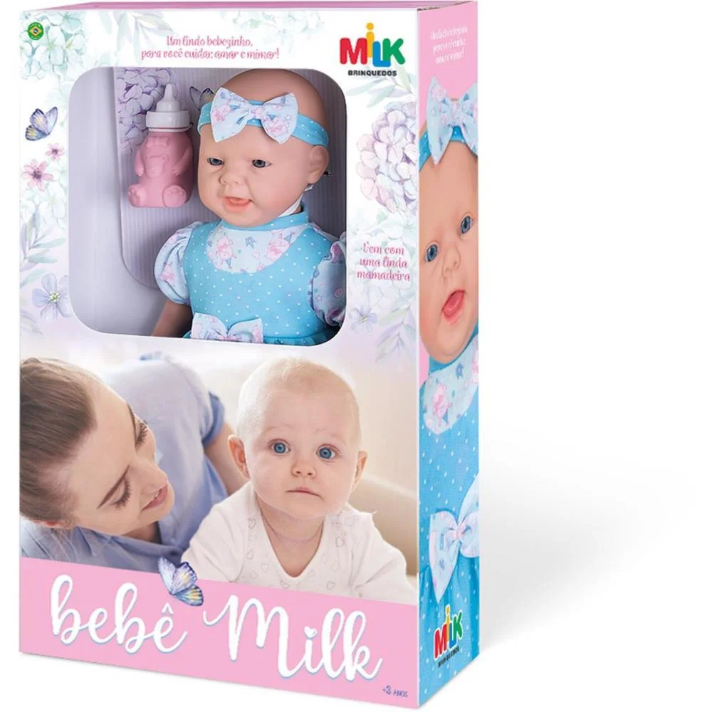 Boneca Bebe Milk 45Cm Milk - imagem 5
