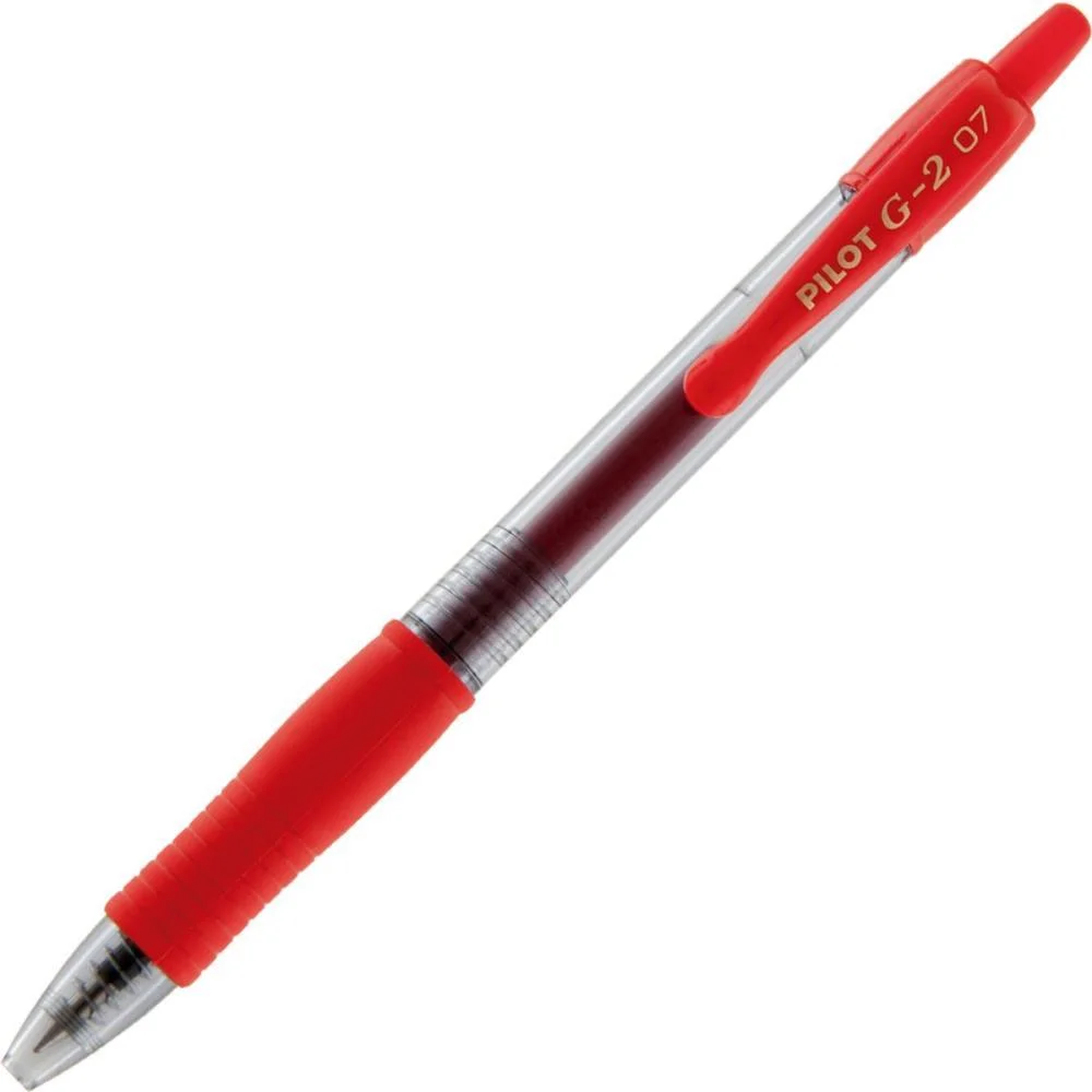 Caneta Gel Bl-G2-7 G-2 0,7Mm Vermelha Pilot (Cx.c/12) - imagem 3