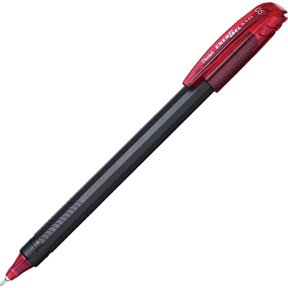 Caneta Gel Energel Makkuro 0,5 Vermelha Pentel (Cx.c/12) - imagem 3