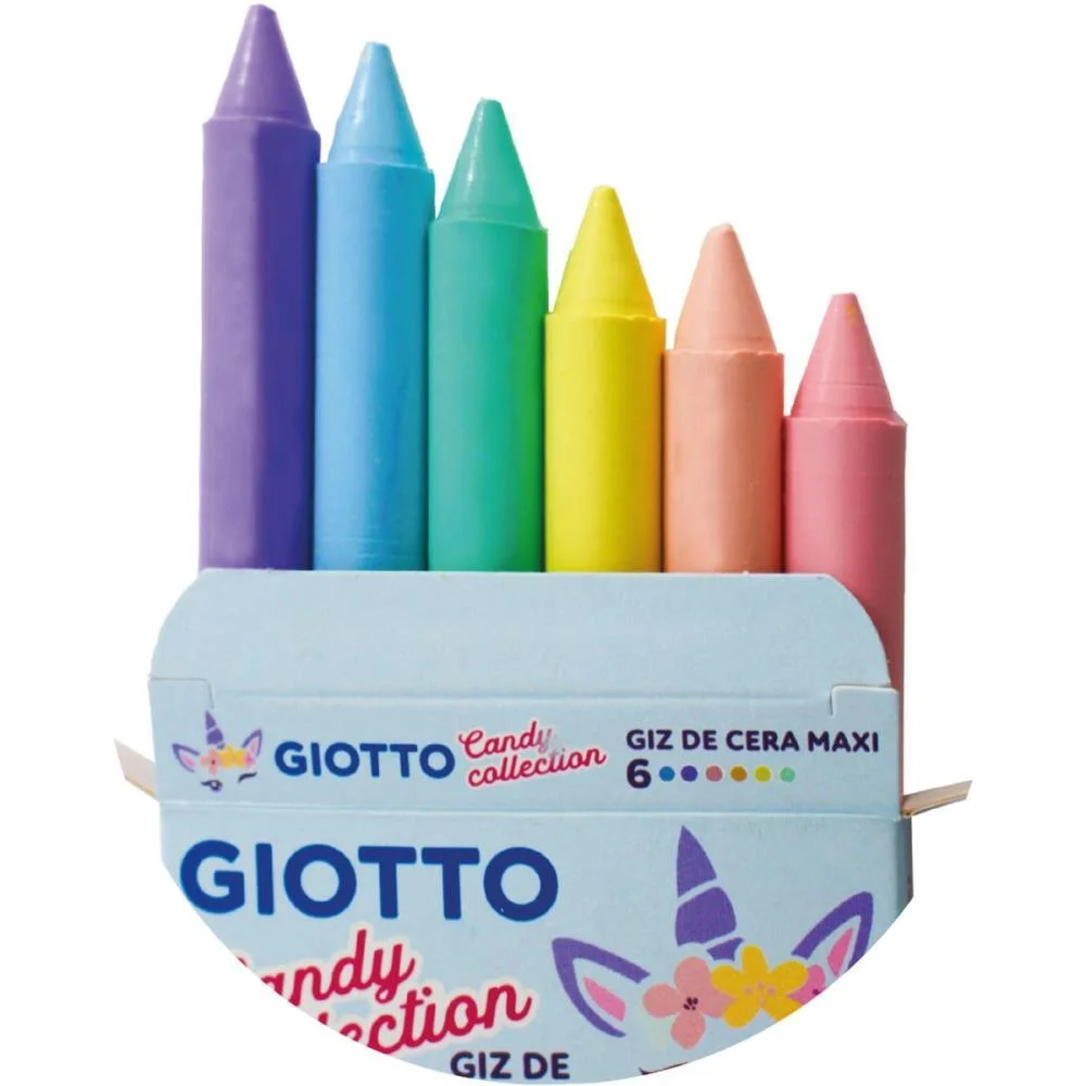 Giz De Cera Fino Giotto Maxi Candy Collection 6 Canson - imagem 4