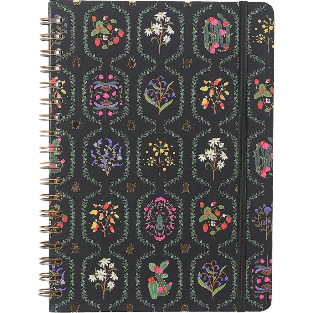 Caderno 01X1 Cp.dura Colegial Jardim Preto 80F Cicero - imagem 2