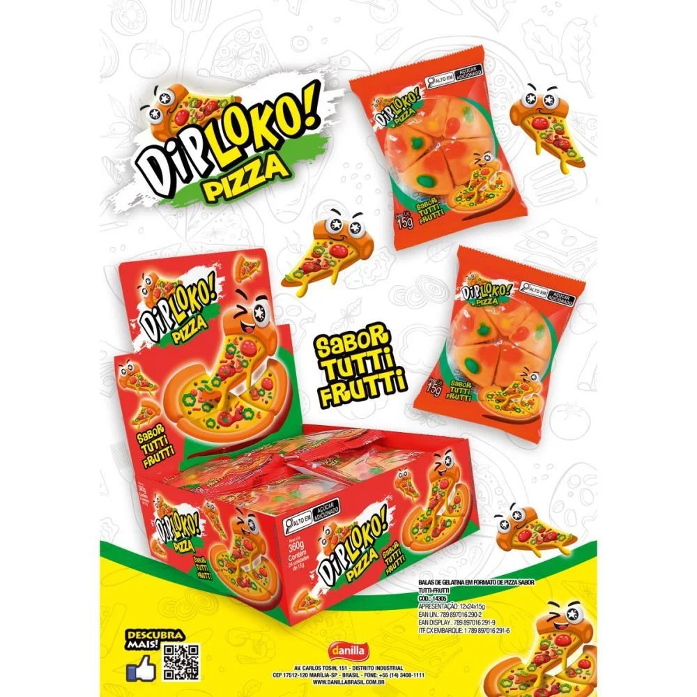 Doce Pizza Danilla Foods C/ 24 Unidades - imagem 5