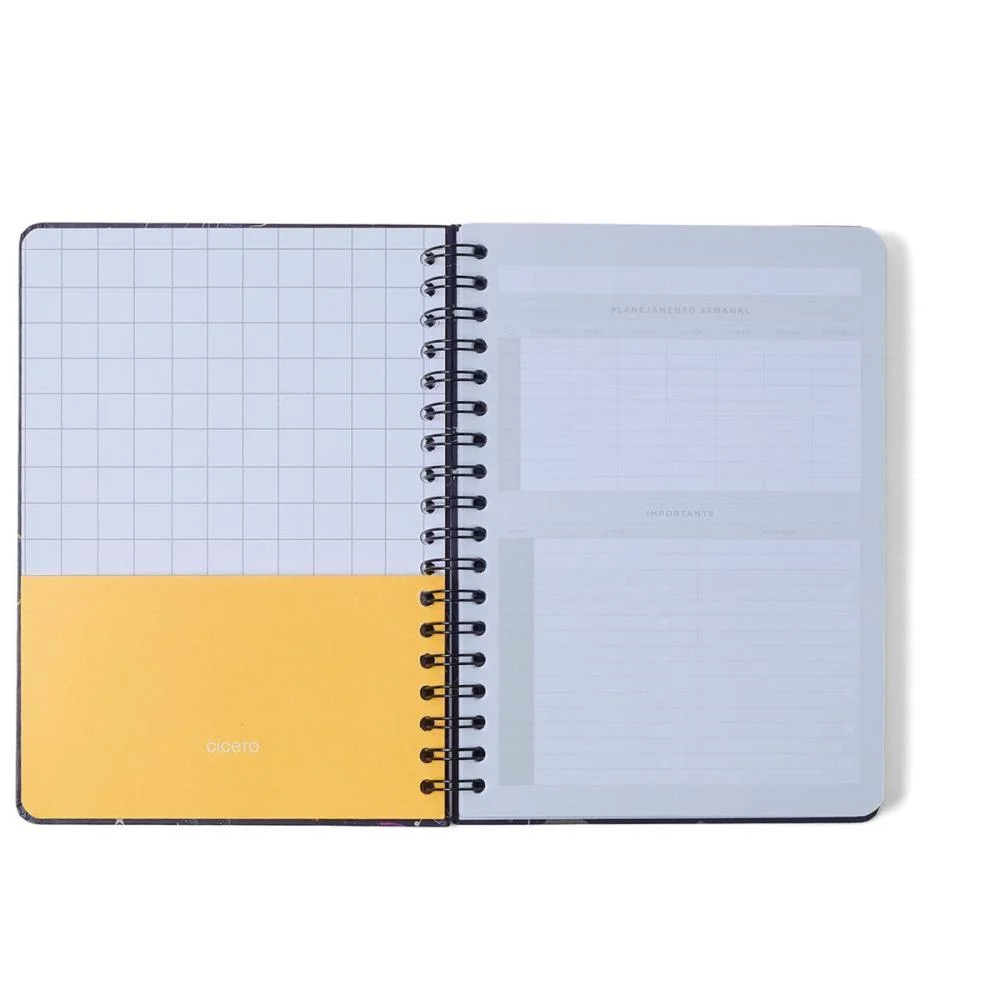 Caderno 10X1 Cp.dura Colegial Melissa Casinha Abelhas 160F Cicero - imagem 3