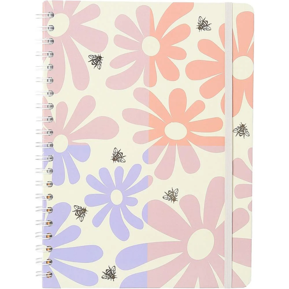 Caderno 01X1 Cp.dura Colegial Melissa Block Bloomy 80F Cicero - imagem 2