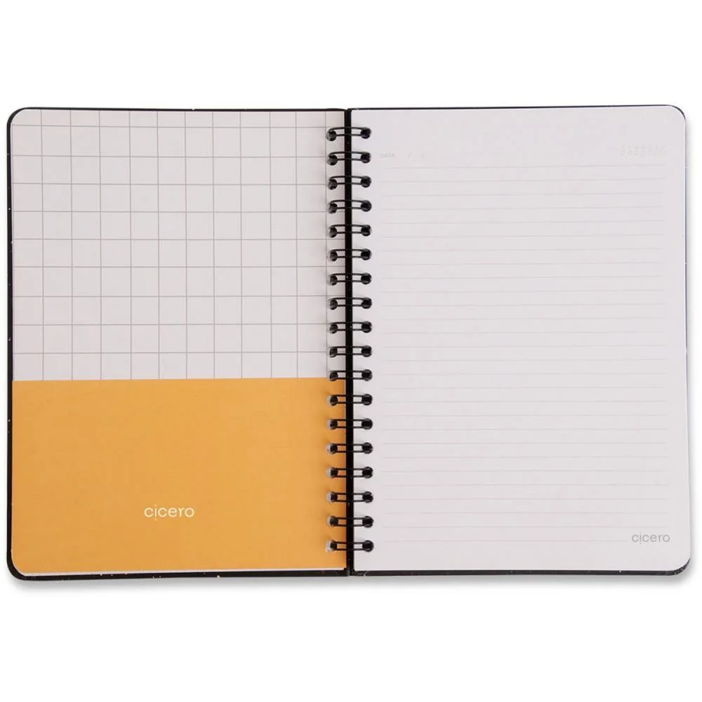 Caderno 01X1 Cp.dura Colegial Praia Cachorros 80F Cicero - imagem 3