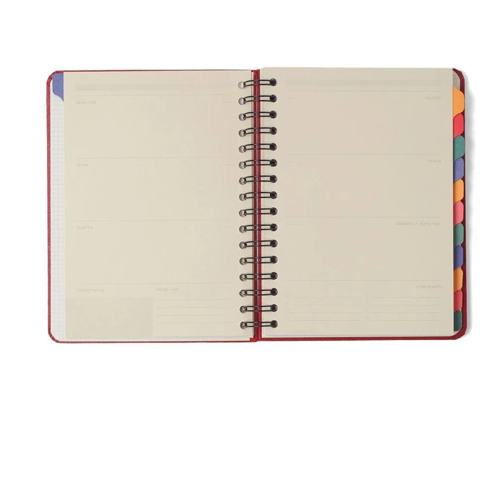 Agenda/Planner Permanente Praia Semanal Sol 100F 148X210 Cicero - imagem 3