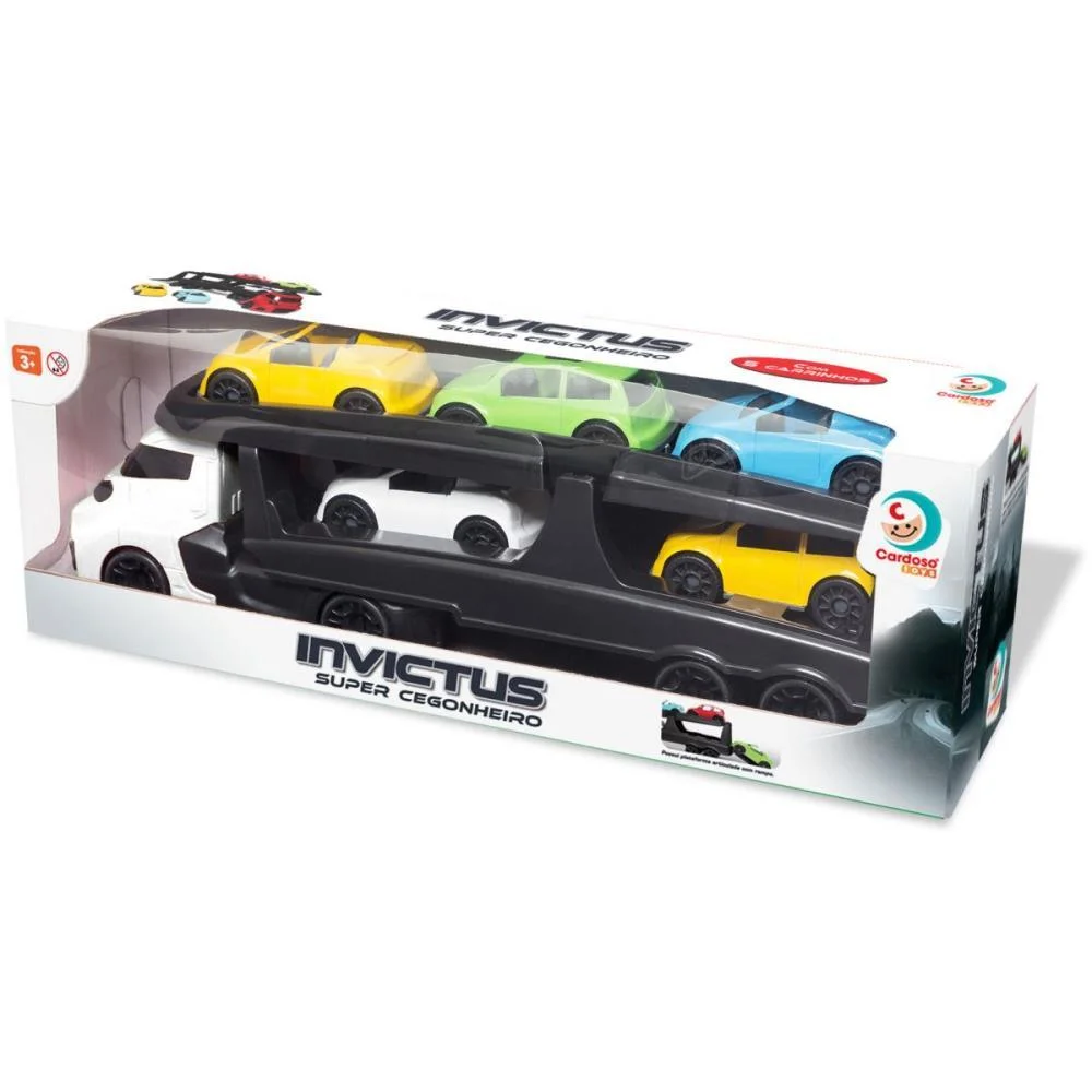 Caminhao Invictus Super Cegonheiro Cardoso Toys - imagem 6