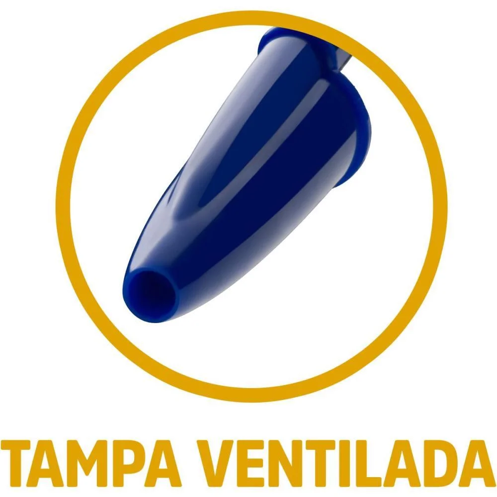 Caneta Esferografica Cristal Azul L50P45 Bic C/ 24 Unidades - imagem 3