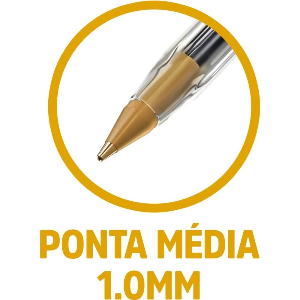 Caneta Esferografica Cristal Azul L50P45 Bic C/ 24 Unidades - imagem 4