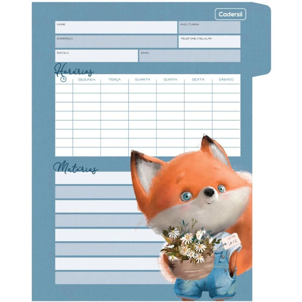 Caderno Argolado Woodland C/Elast 4Cap.incl.80F Cadersil - imagem 19