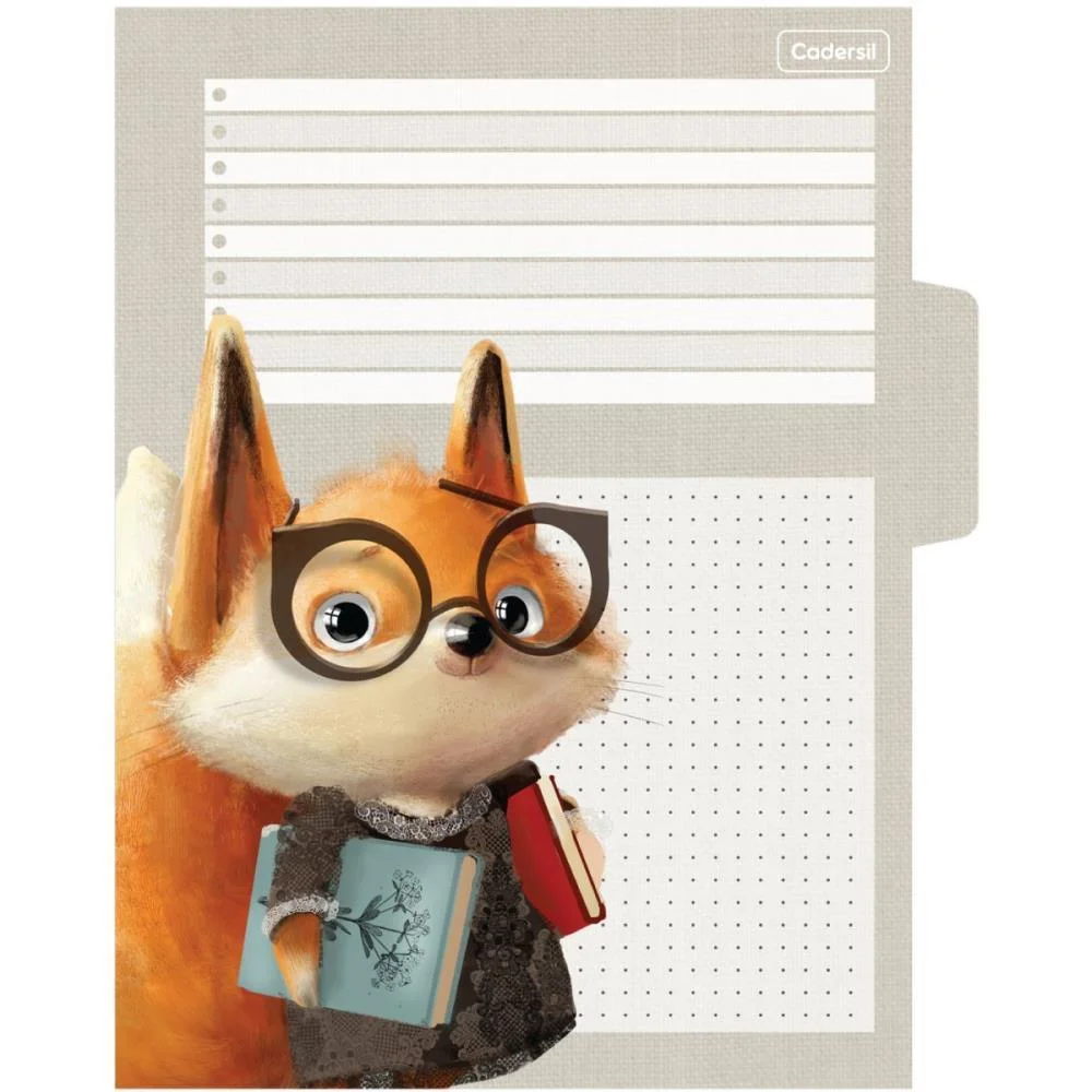 Caderno Argolado Woodland C/Elast 4Cap.incl.80F Cadersil - imagem 20