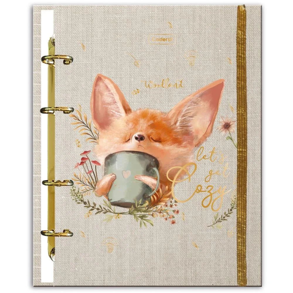 Caderno Argolado Woodland C/Elast 4Cap.incl.80F Cadersil - imagem 5