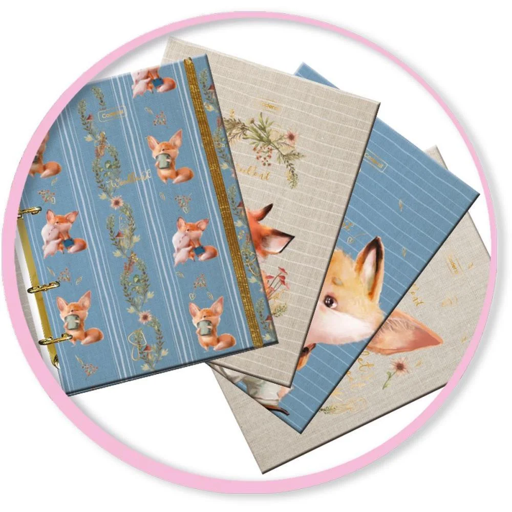 Caderno Argolado Woodland C/Elast 4Cap.incl.80F Cadersil - imagem 6
