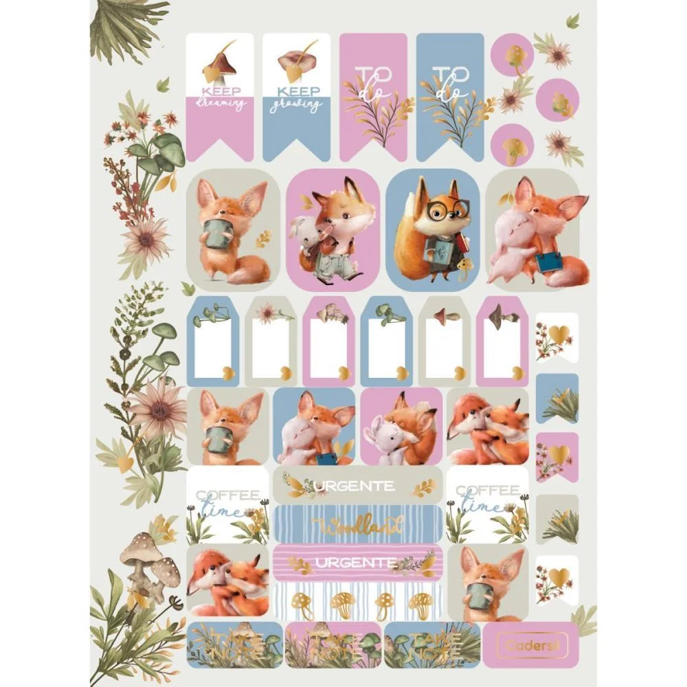 Caderno Argolado Woodland C/Elast 4Cap.incl.80F Cadersil - imagem 8