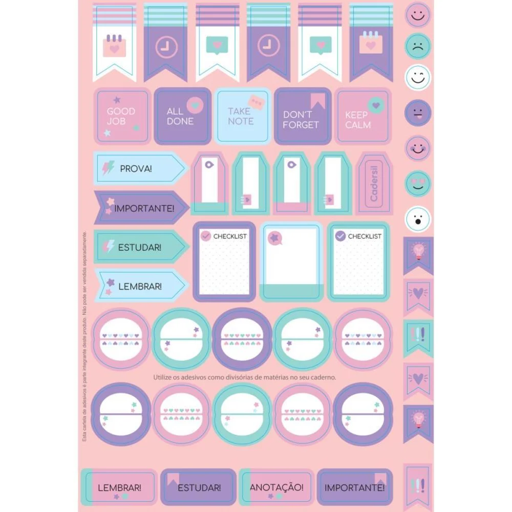 Caderno 10X1 Capa Dura Dorama Dreams 160Fls Cadersil (Pct.c/04) - imagem 6