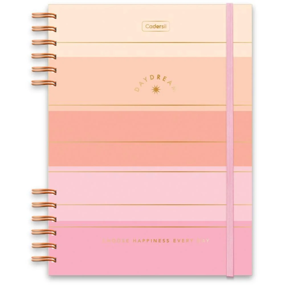 Caderno 01X1 Cp.dura Colegial Daydream C/Elas E Wire-O 80F(S Cadersil - imagem 3