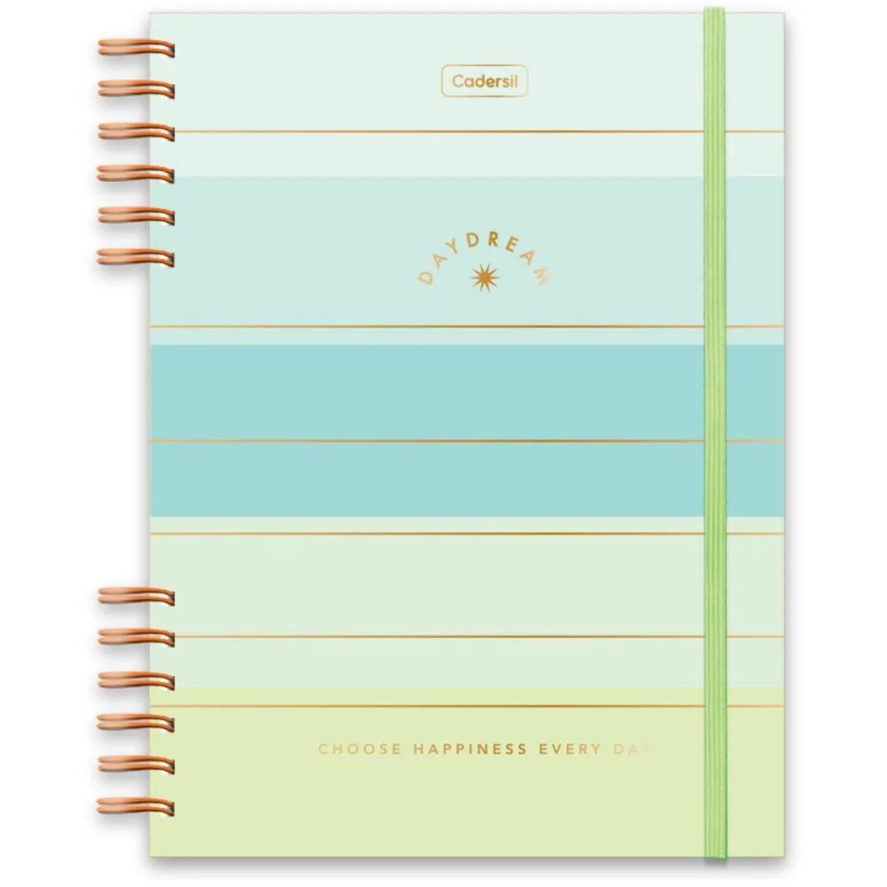 Caderno 01X1 Cp.dura Colegial Daydream C/Elas E Wire-O 80F(S Cadersil - imagem 10