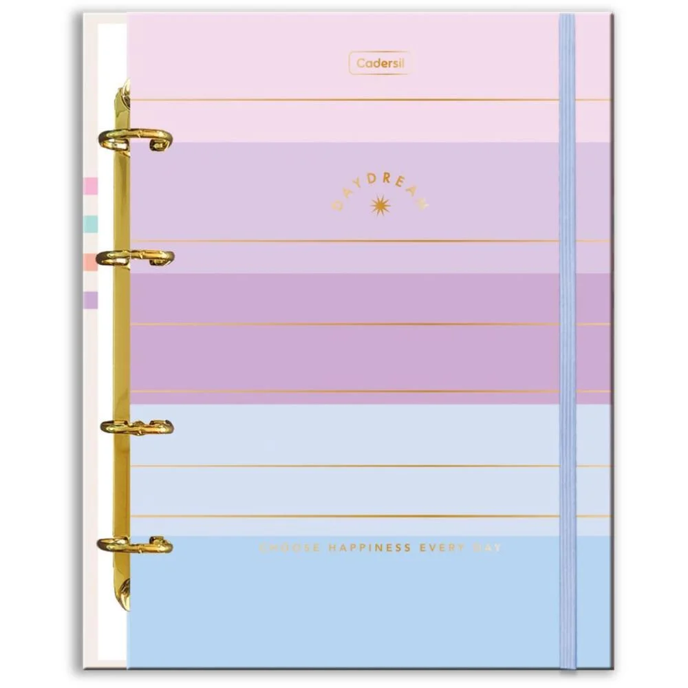 Caderno Argolado Daydream C/Elast+ 6Divis.80F(S Cadersil - imagem 4