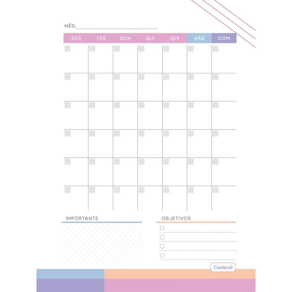 Caderno 10X1 Capa Dura Daydream 2Em1 C/Planner 168Fls Cadersil (Pct.c/04) - imagem 11