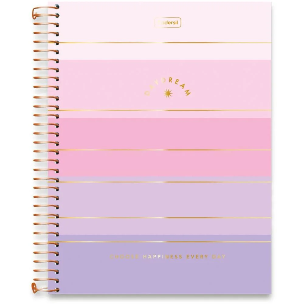 Caderno 10X1 Capa Dura Daydream 2Em1 C/Planner 168Fls Cadersil (Pct.c/04) - imagem 17