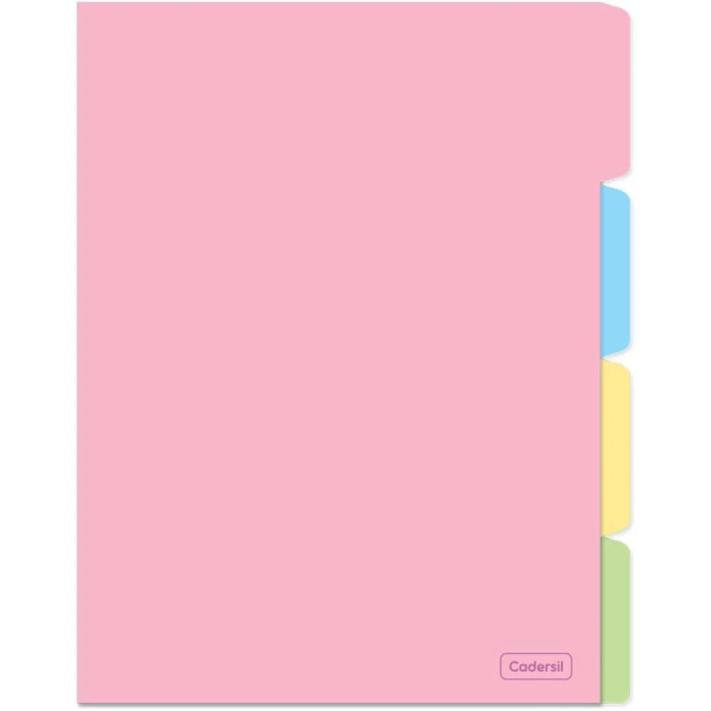Caderno 01X1 Cp.dura Colegial Sweently C/4 Divisorias (S) Cadersil - imagem 8