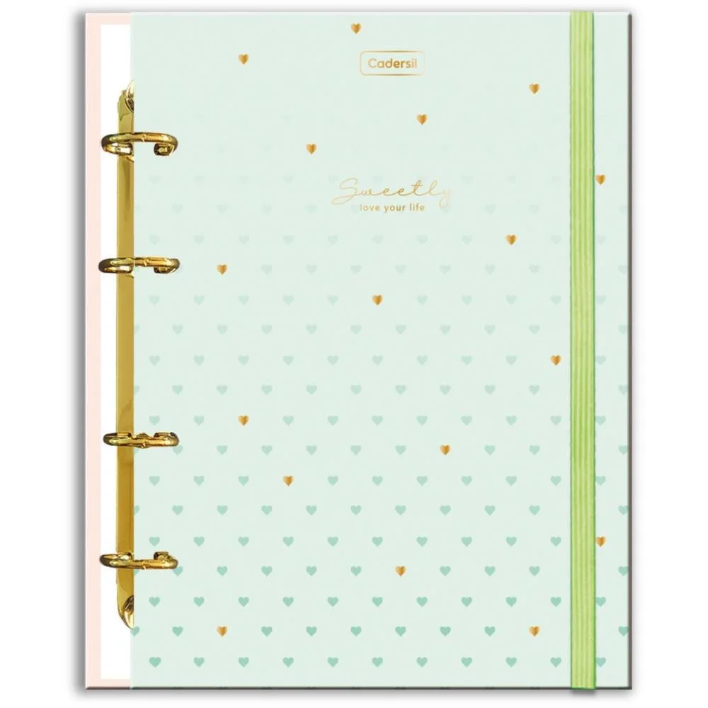 Caderno Argolado Sweetly C/Elas+6Div+Ficha (S) Cadersil - imagem 3