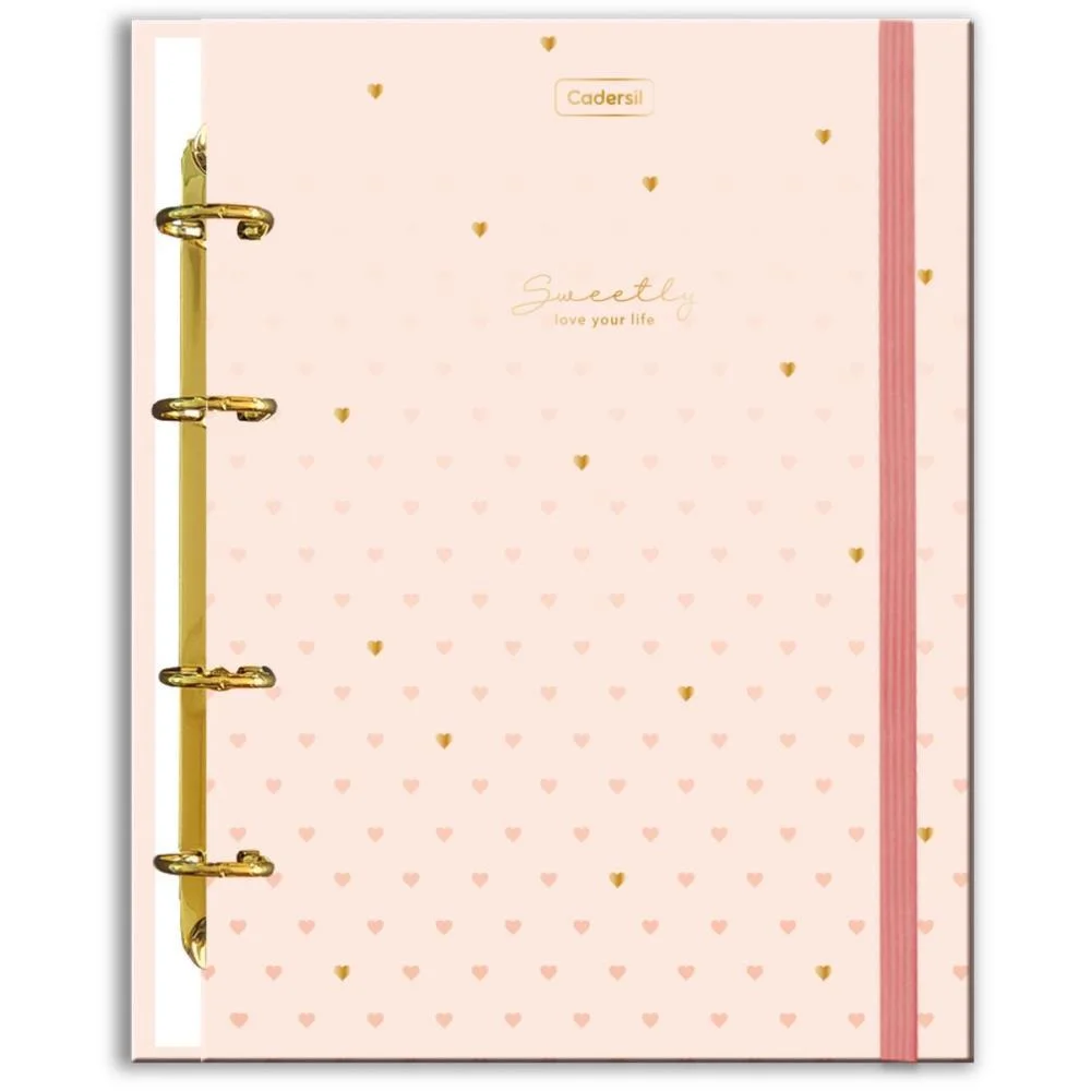Caderno Argolado Sweetly C/Elas+6Div+Ficha (S) Cadersil - imagem 4