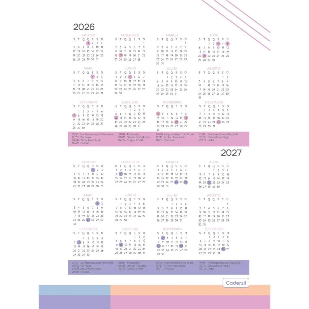 Caderno 01X1 Capa Dura Sweetly 2Em1 C/Planner 88Fls Cadersil (Pct.c/04) - imagem 8