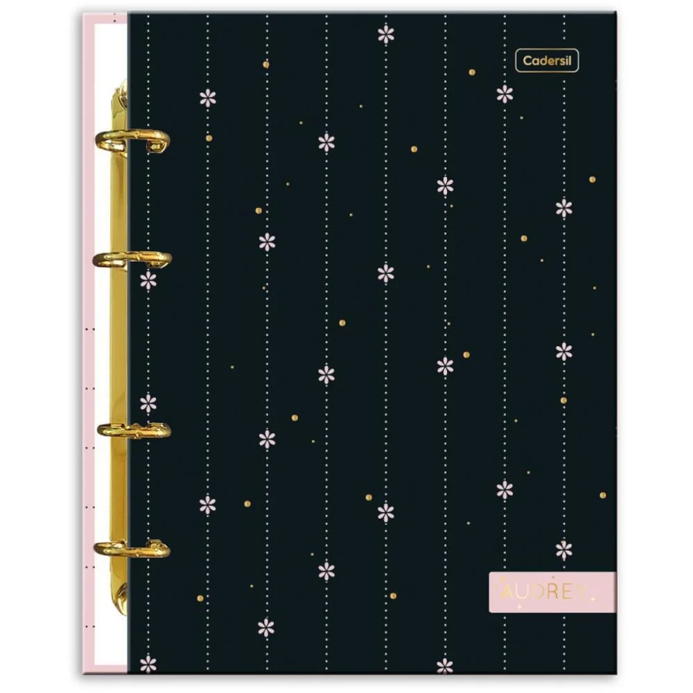 Caderno Argolado Audrey C/6 Divisorias 80Fls(S) Cadersil - imagem 4