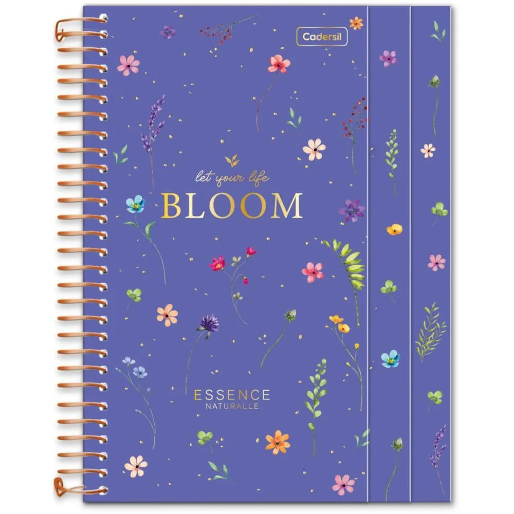 Caderno 01X1 Cp.dura Colegial Essence Naturalle 3Em1-100Fl(S Cadersil - imagem 2