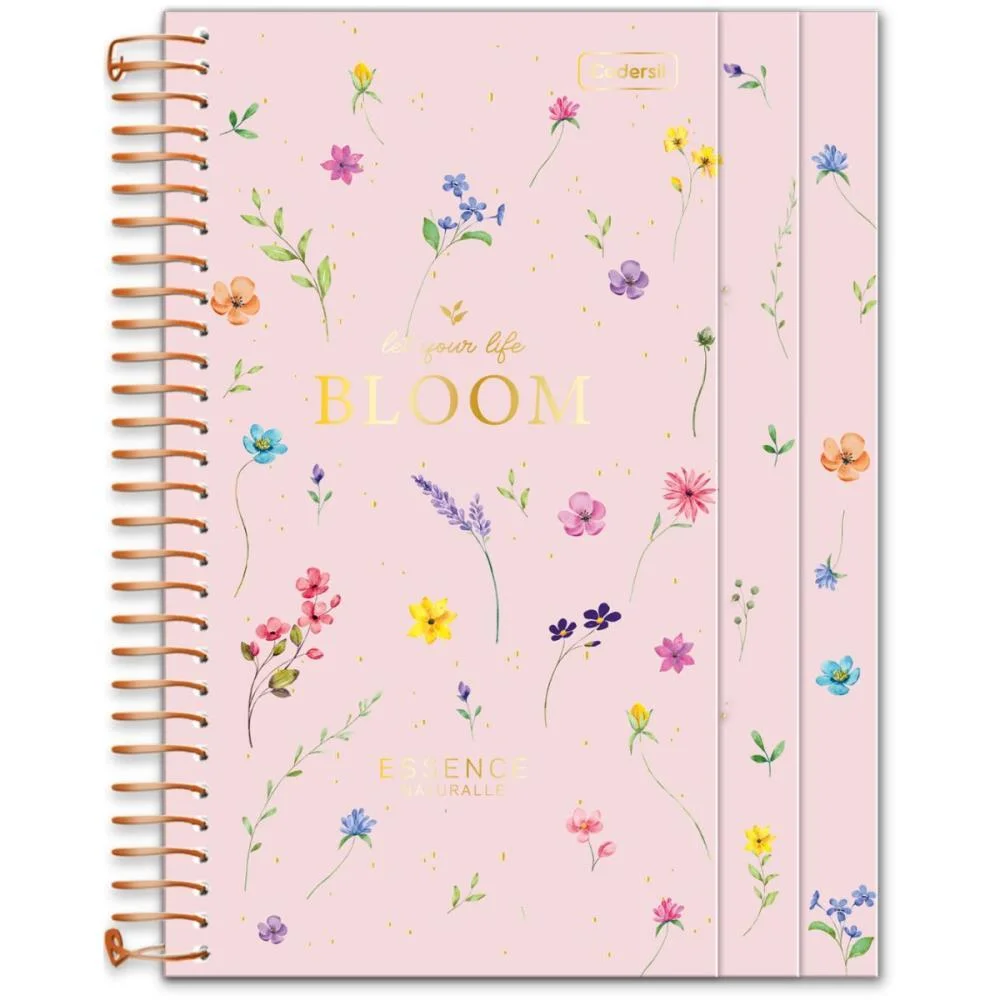 Caderno 01X1 Cp.dura Colegial Essence Naturalle 3Em1-100Fl(S Cadersil - imagem 12