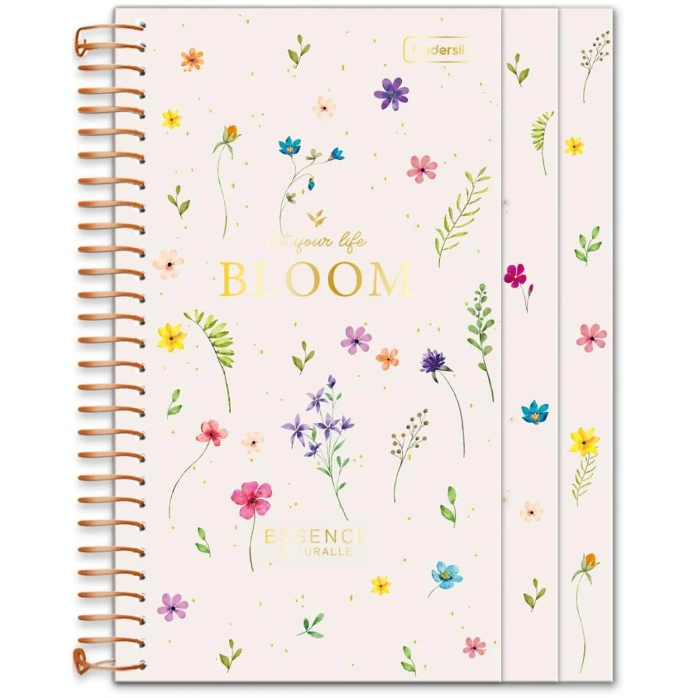Caderno 01X1 Cp.dura Colegial Essence Naturalle 3Em1-100Fl(S Cadersil - imagem 3