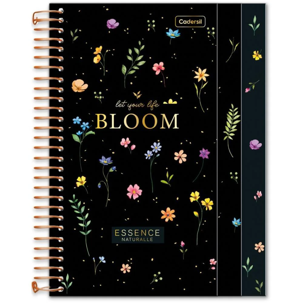 Caderno 01X1 Cp.dura Colegial Essence Naturalle 3Em1-100Fl(S Cadersil - imagem 4