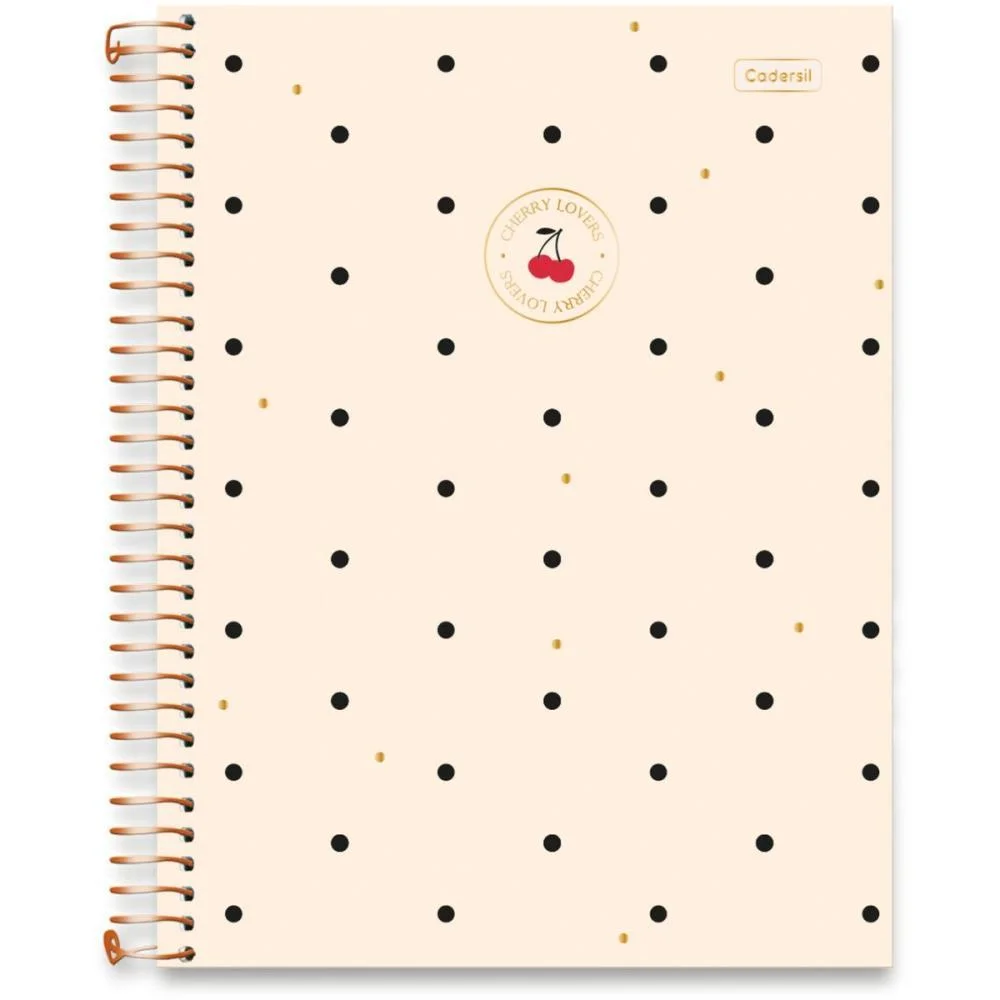 Caderno 01X1 Capa Dura Cherry Lovers 80Fls Cadersil (Pct.c/04) - imagem 4