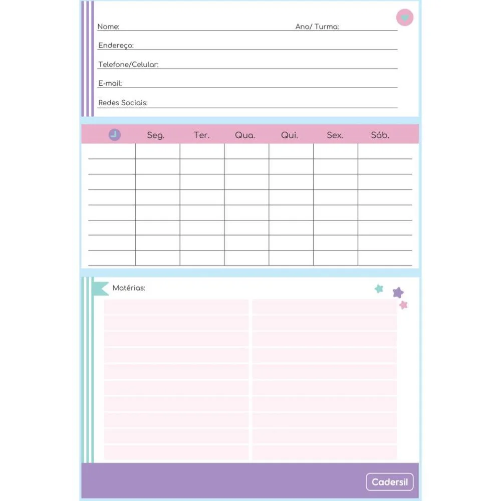 Caderno 01X1 Capa Dura Cherry Lovers 80Fls Cadersil (Pct.c/04) - imagem 7