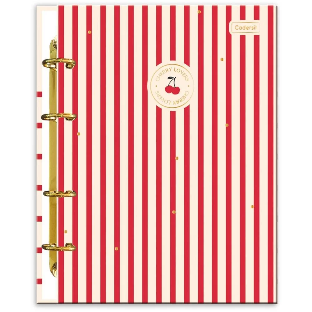Caderno Argolado Cherry Lovers C/6Divis.80F(S Cadersil - imagem 2