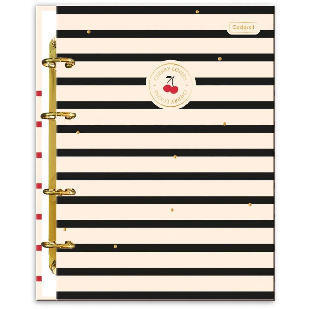 Caderno Argolado Cherry Lovers C/6Divis.80F(S Cadersil - imagem 4